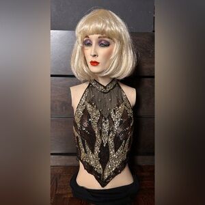 Gorgeous Beaded Custom Top (Please read description)